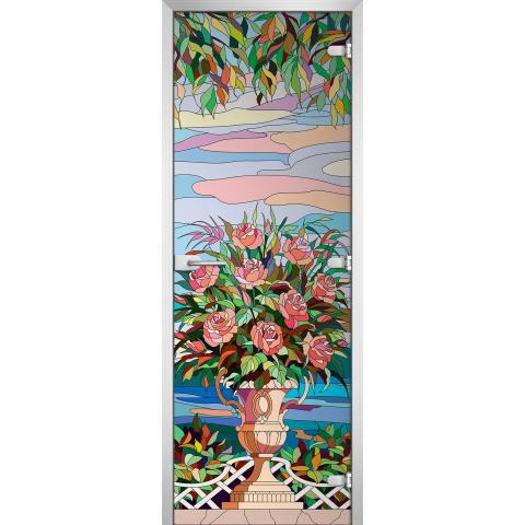 Дверь стеклянная Stained Glass-06