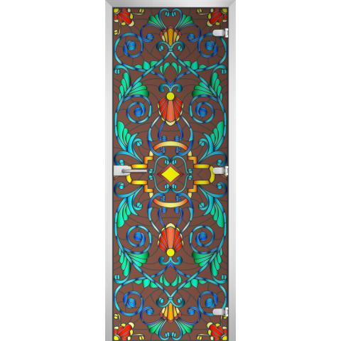 Дверь стеклянная Stained Glass-07