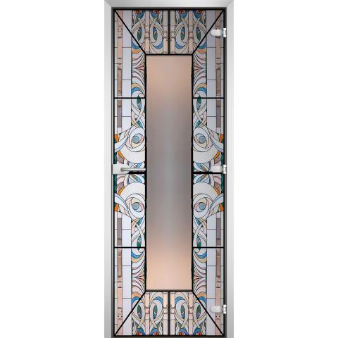 Дверь стеклянная Stained Glass-18